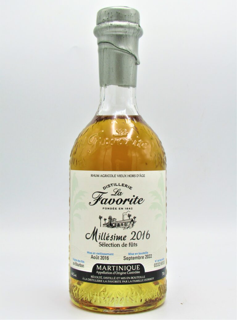 Rhum Agricole Martinique Vieux Ans La Favorite La Cave Saint