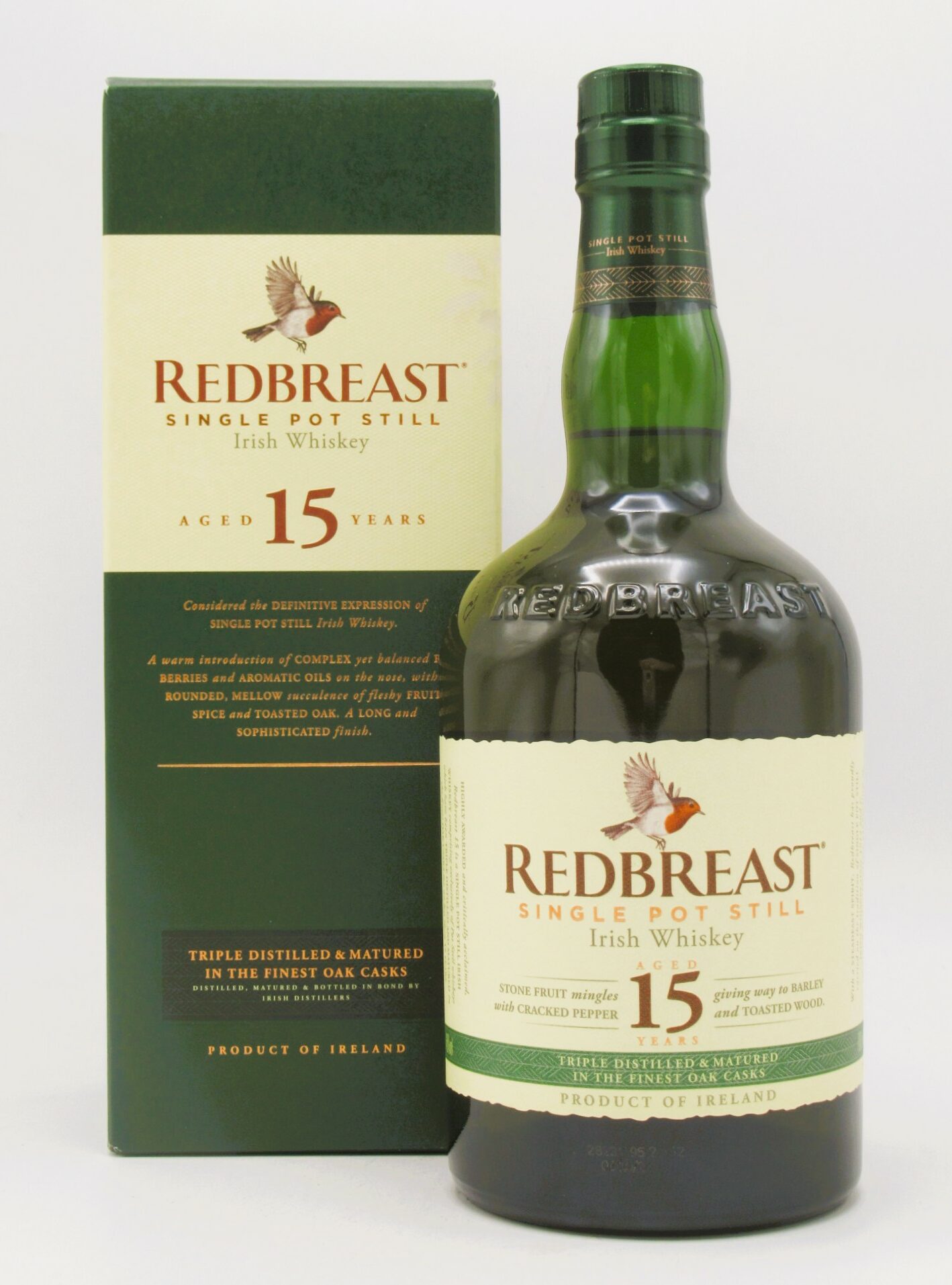 Irish Whiskey Redbreast 15 Ans