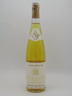 Gewurztraminer Grand Cru Zinnkoepflé bio Vendanges Tardives Domaine Léon Boesch 2022