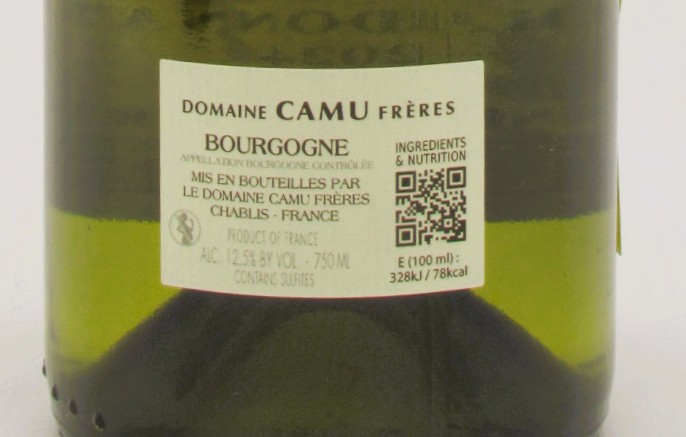 Bourgogne Chardonnay Domaine Camus Frères 2024