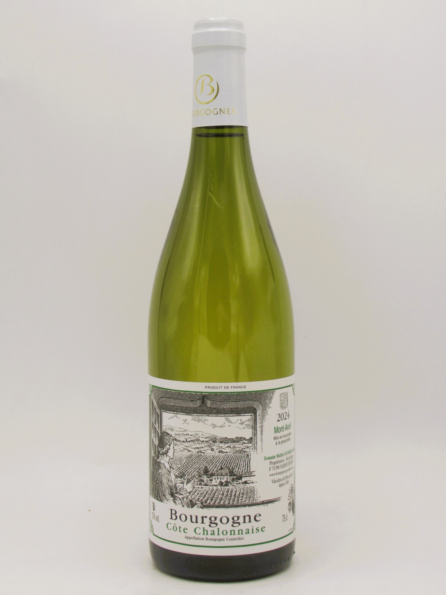 Cote Chalonnaise Blanc Mont Avril Domaine Michel Goubard 2024