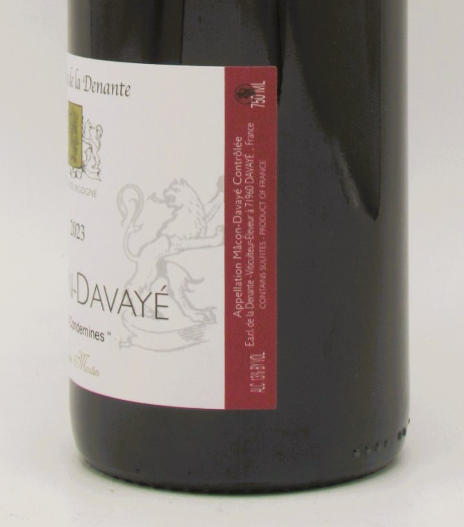 Macon-Davayé Les Condemines Domaine La Denante 2023