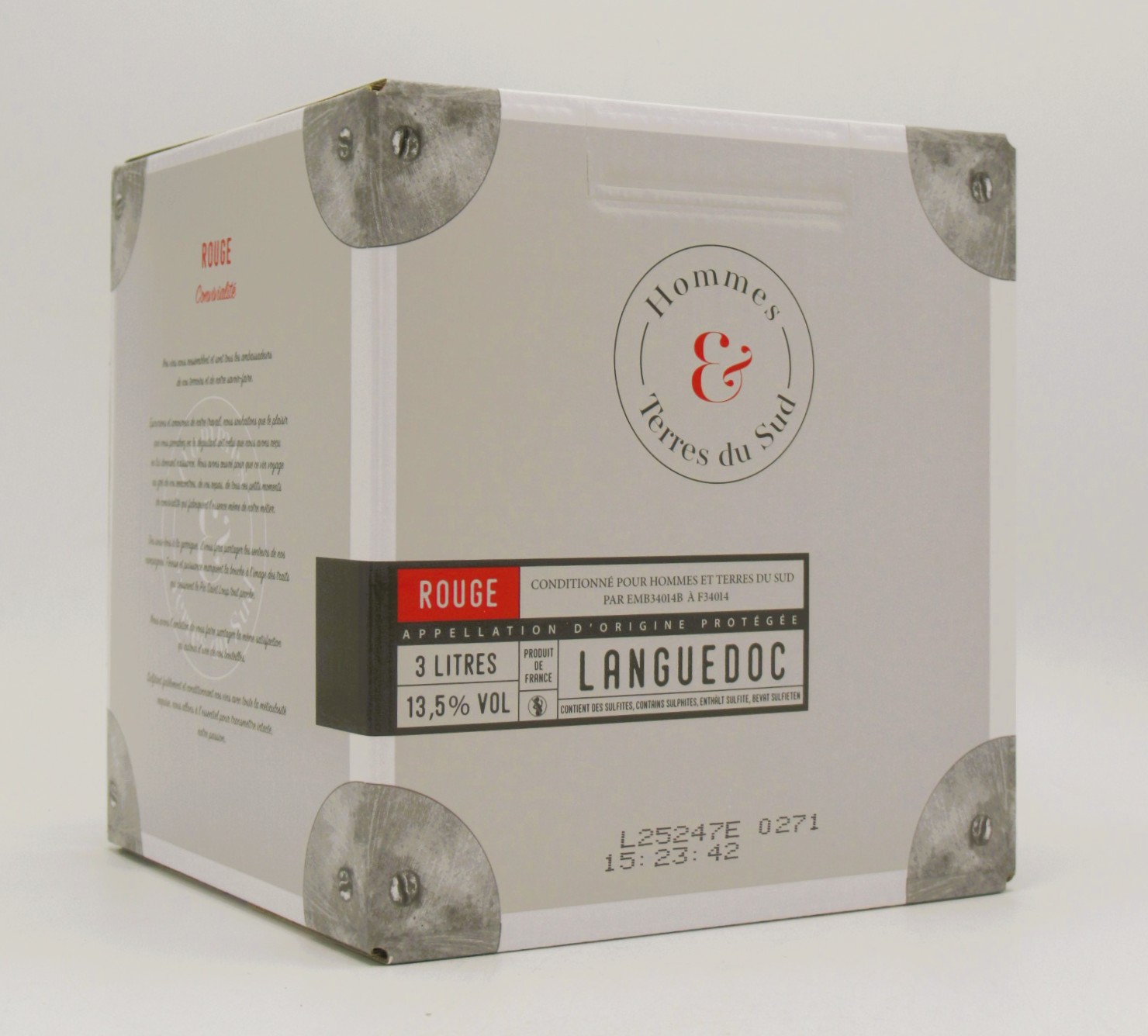 AOP Languedoc Rouge Convivialité Cellier du Pic 3 litres