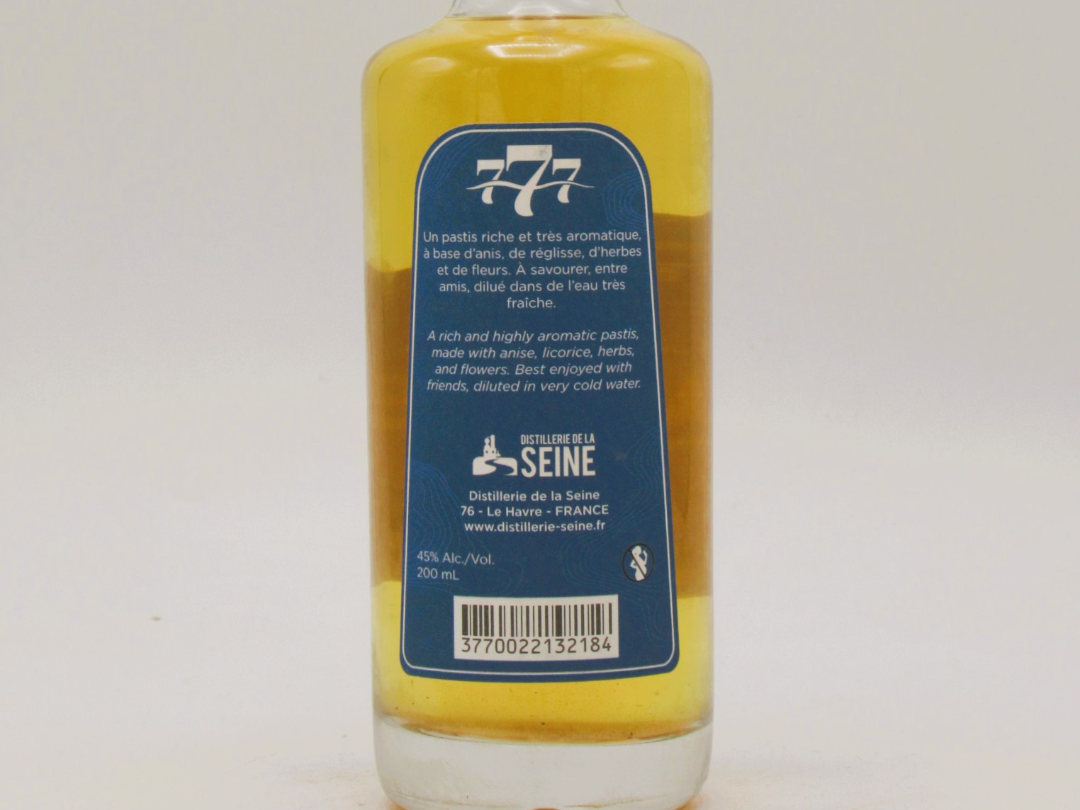Pastis Havrais Distillerie De La Seine 777 20cl