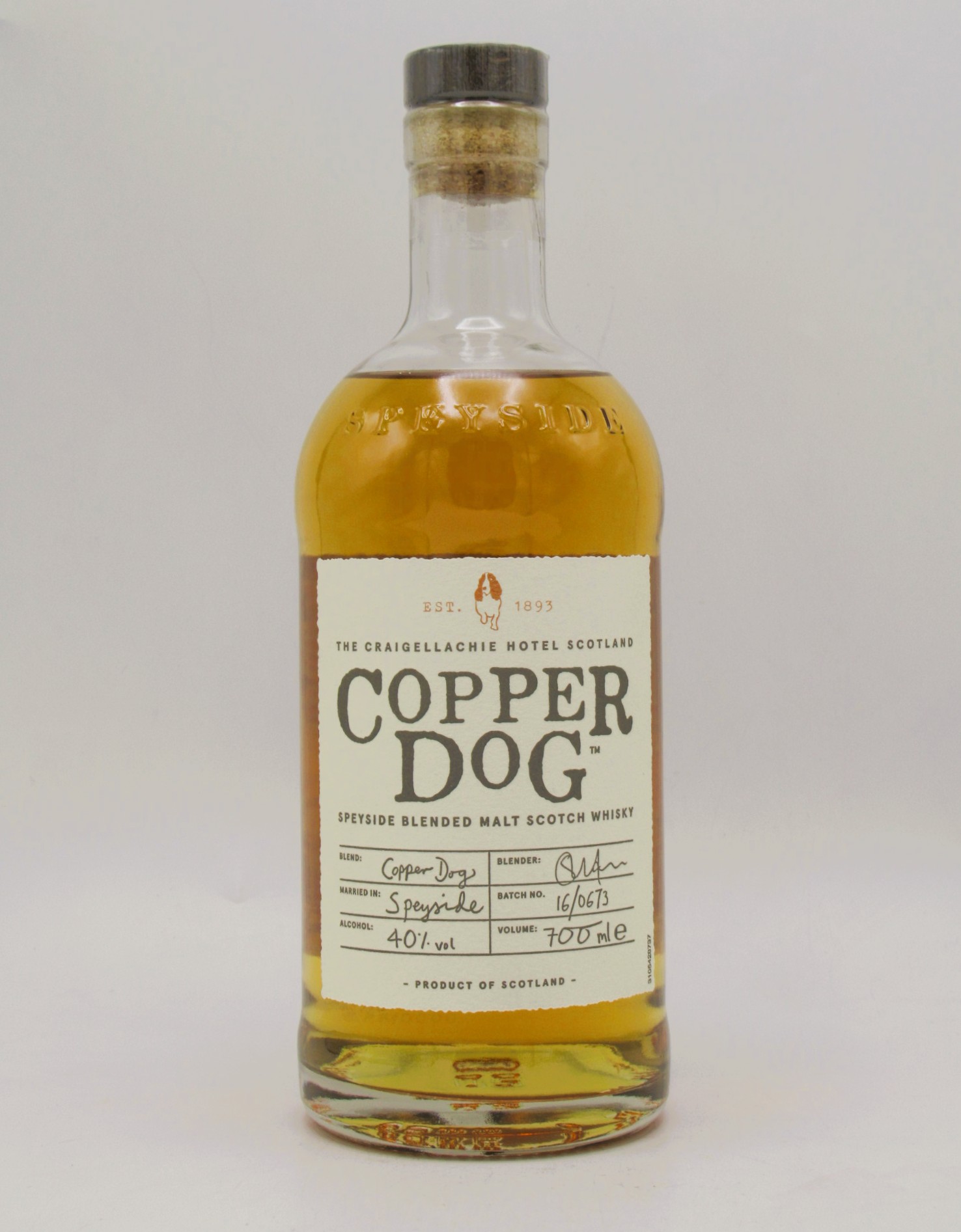 Blended Malt Scotch Whisky Copper Dog