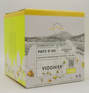 IGP Pays d’Oc Viognier Cellier du Pic 3 litres