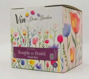 Vin de France Pinot Noir Vignoble Denis Bardon 3 Litres