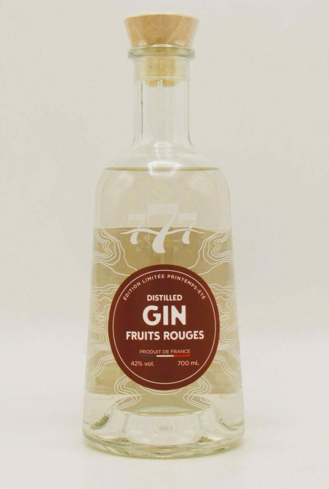 Gin Fruits Rouges 777 Distillerie de la Seine