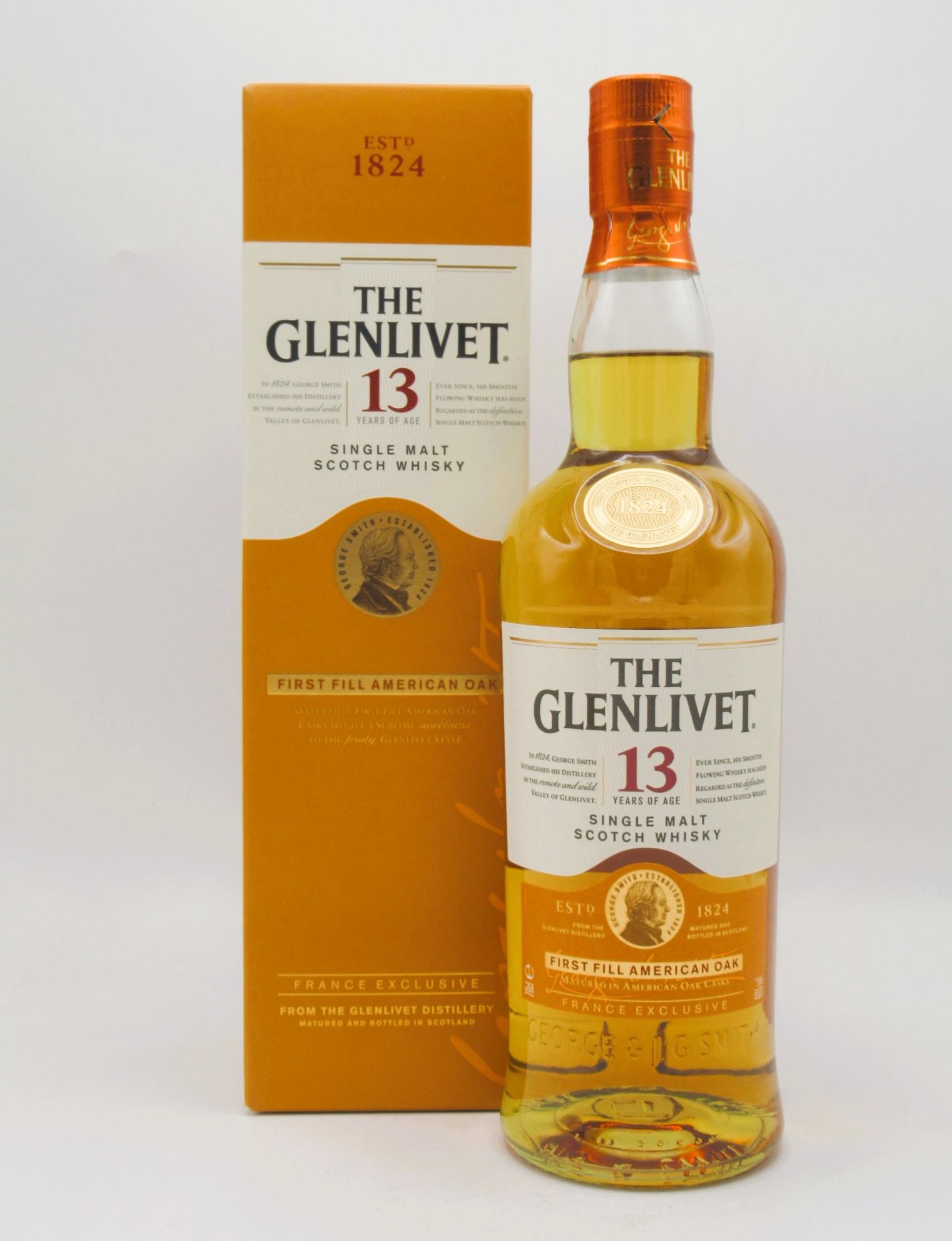 Single Malt Scotch Whisky The Glenlivet 13 Ans First Fill