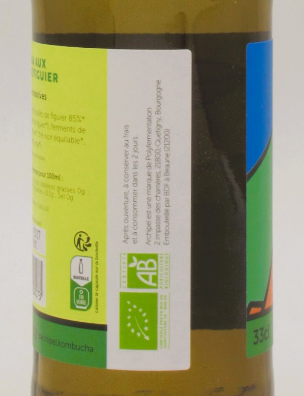 Archipel Kombucha bio Feuilles de Figuier