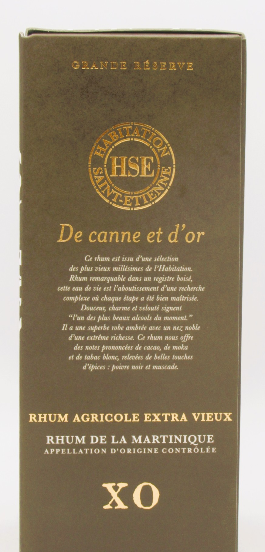 Rhum Agricole Martinique HSE XO