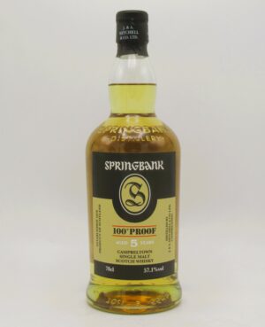 Single Malt Scotch Whisky The Springbank 5 Ans 100 Proof