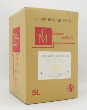 IGP du Vaucluse rosé Prince d'Orange Domaine Saint Roch 5 Litres