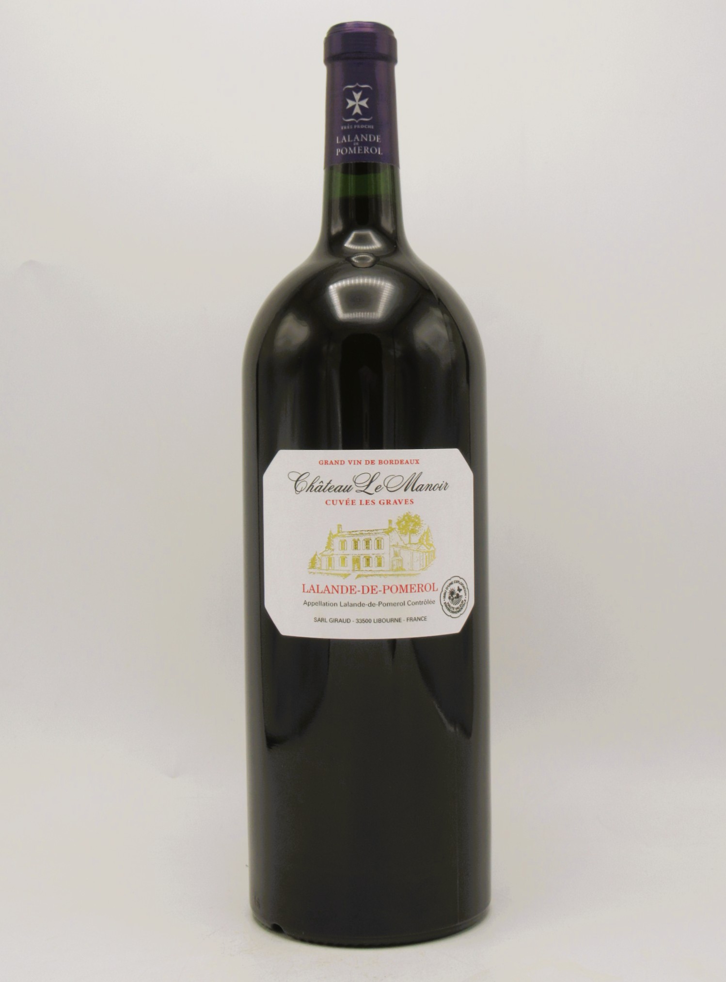 Lalande de Pomerol Château Le Manoir- Cuvée les Graves 2024 Magnum