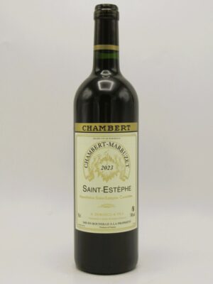Saint Estephe Chateau Chambert Marbuzet 2023