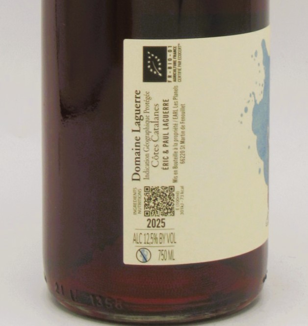 VDF Bio P'tit Lag Rouge Domaine Laguerre 2025
