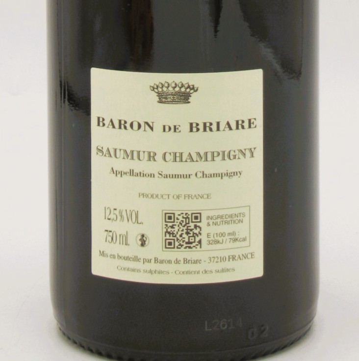 Saumur Champigny Beauregard Baron de Briare 2024