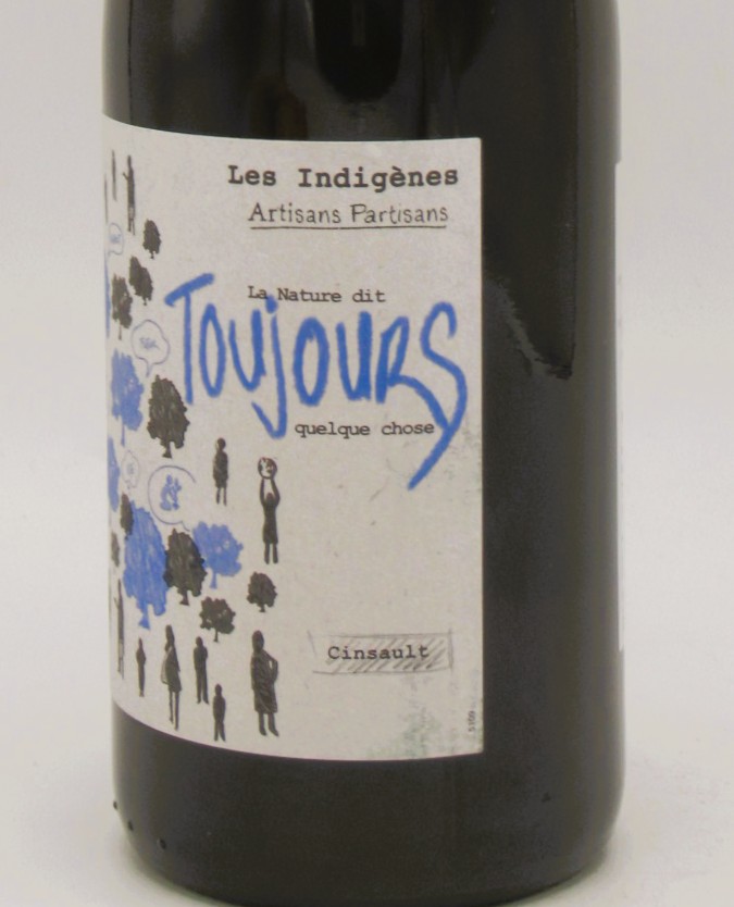 Vin de France bio Cinsault La Nature dit toujours quelque chose 2025