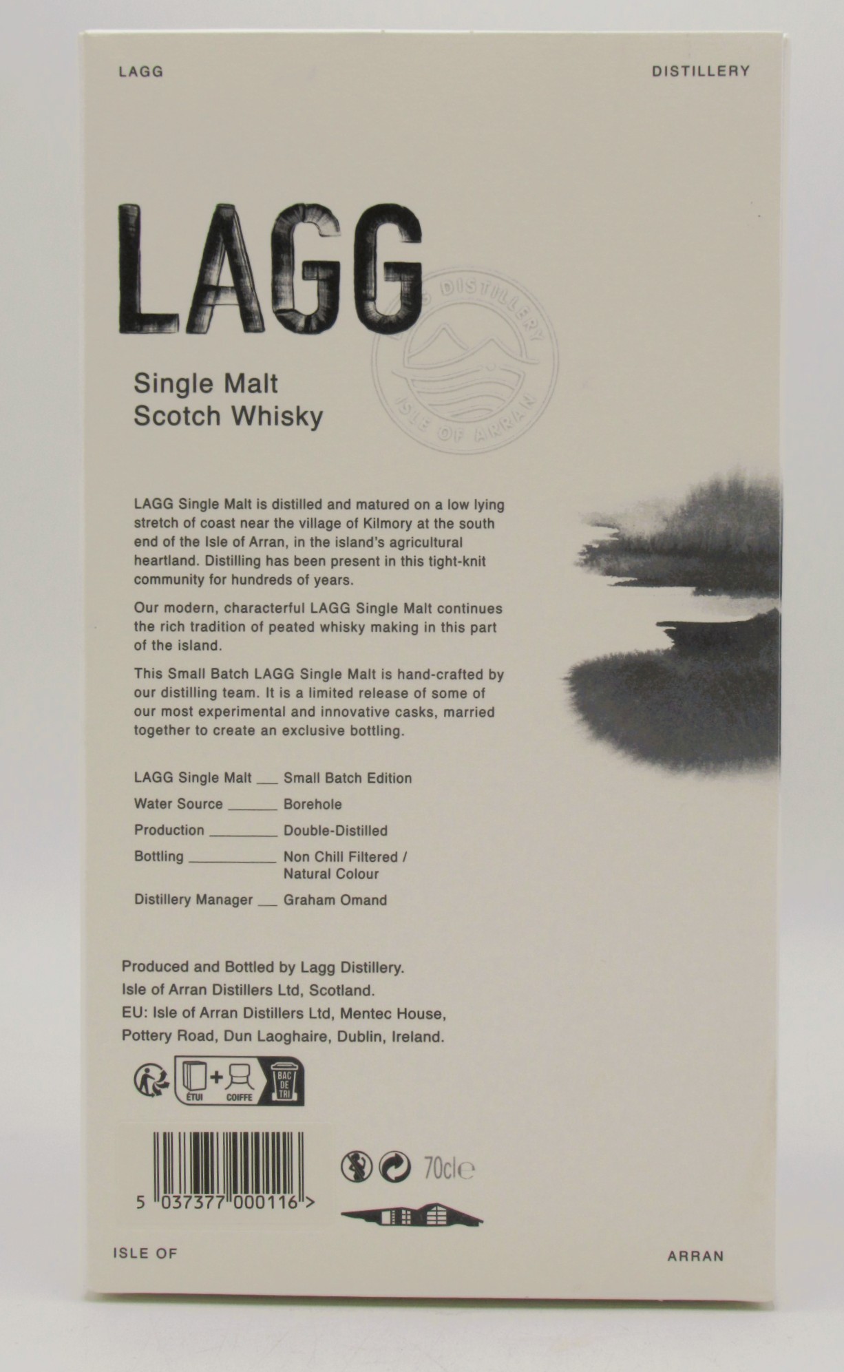 Single Malt Scotch Whisky Manzanilla Finish Lagg Distillery