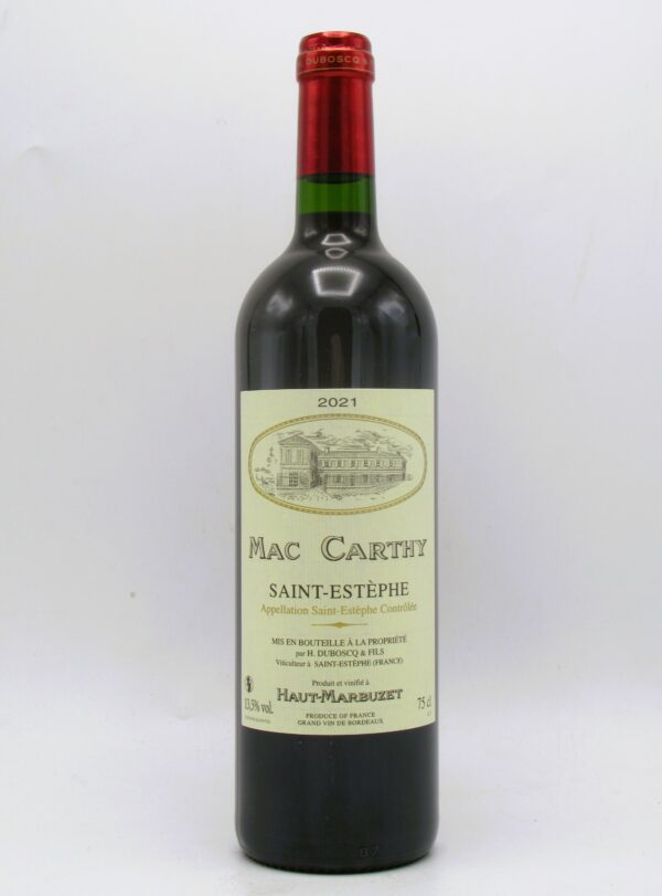 Saint Estèphe Chateau Mac Carthy 2021