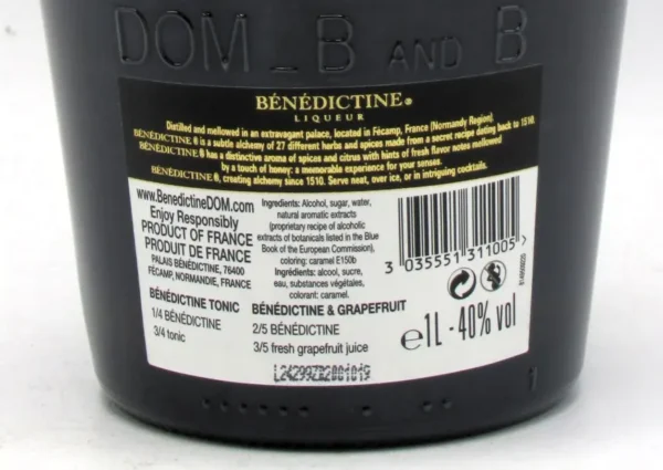 Bénédictine DOM 1 litre