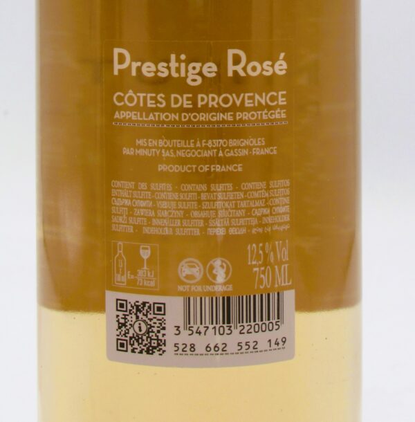 Cotes de Provence Rosé Chateau Minuty Prestige 2023