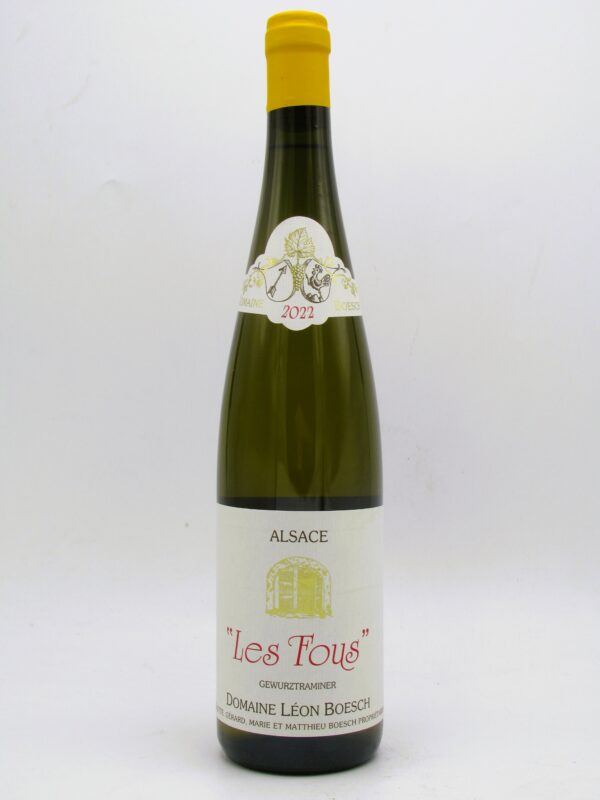 Alsace Gewurztraminer bio Les Fous Domaine Léon Boesch 2022