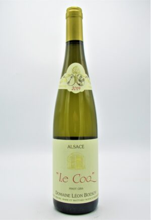 Alsace Pinot Gris bio Le Coq Domaine Leon Boesch 2019