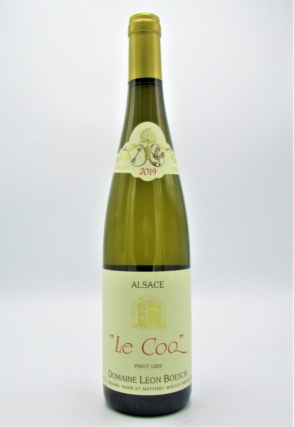 Alsace Pinot Gris bio Le Coq Domaine Leon Boesch 2019