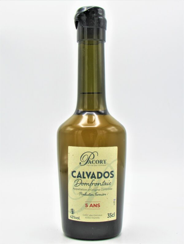 Calvados VSOP - 5 ans Domfrontais Domaine de Pacory 1/2 bouteille