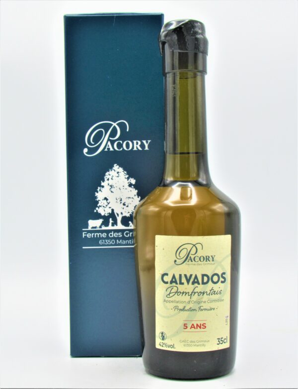 Calvados VSOP - 5 ans Domfrontais Domaine de Pacory 1/2 bouteille