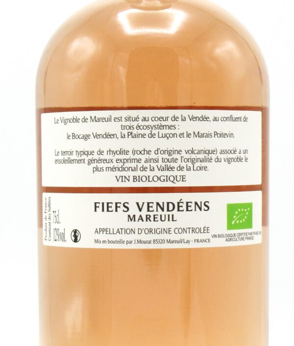 Fiefs Vendéens bio rosé Collection Domaine Mourat 2023