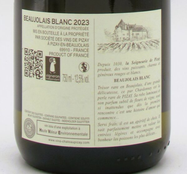 Beaujolais Blanc Chateau de Pizay 2023