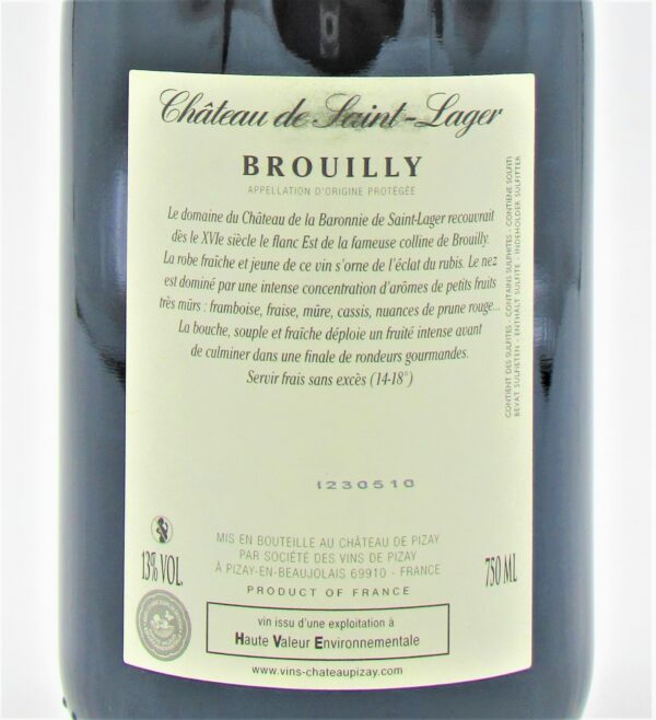 Brouilly Chateau Saint Lager 2022