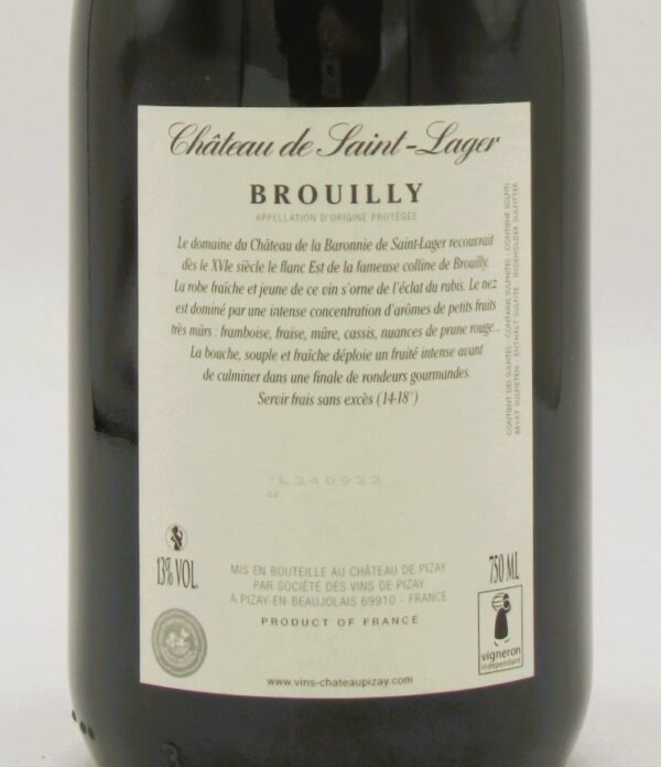 Brouilly Chateau Saint Lager 2023