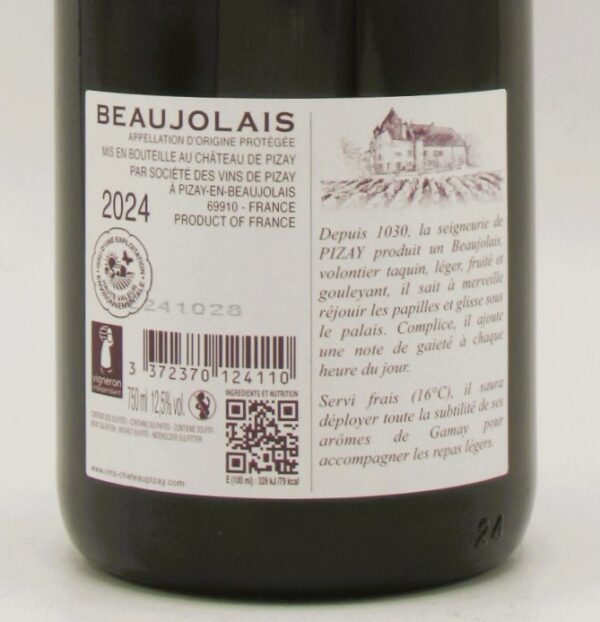 Beaujolais Nouveau Chateau de Pizay 2024