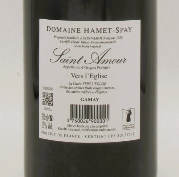 Saint Amour Vers l’Eglise Domaine Hamet Spay 2024