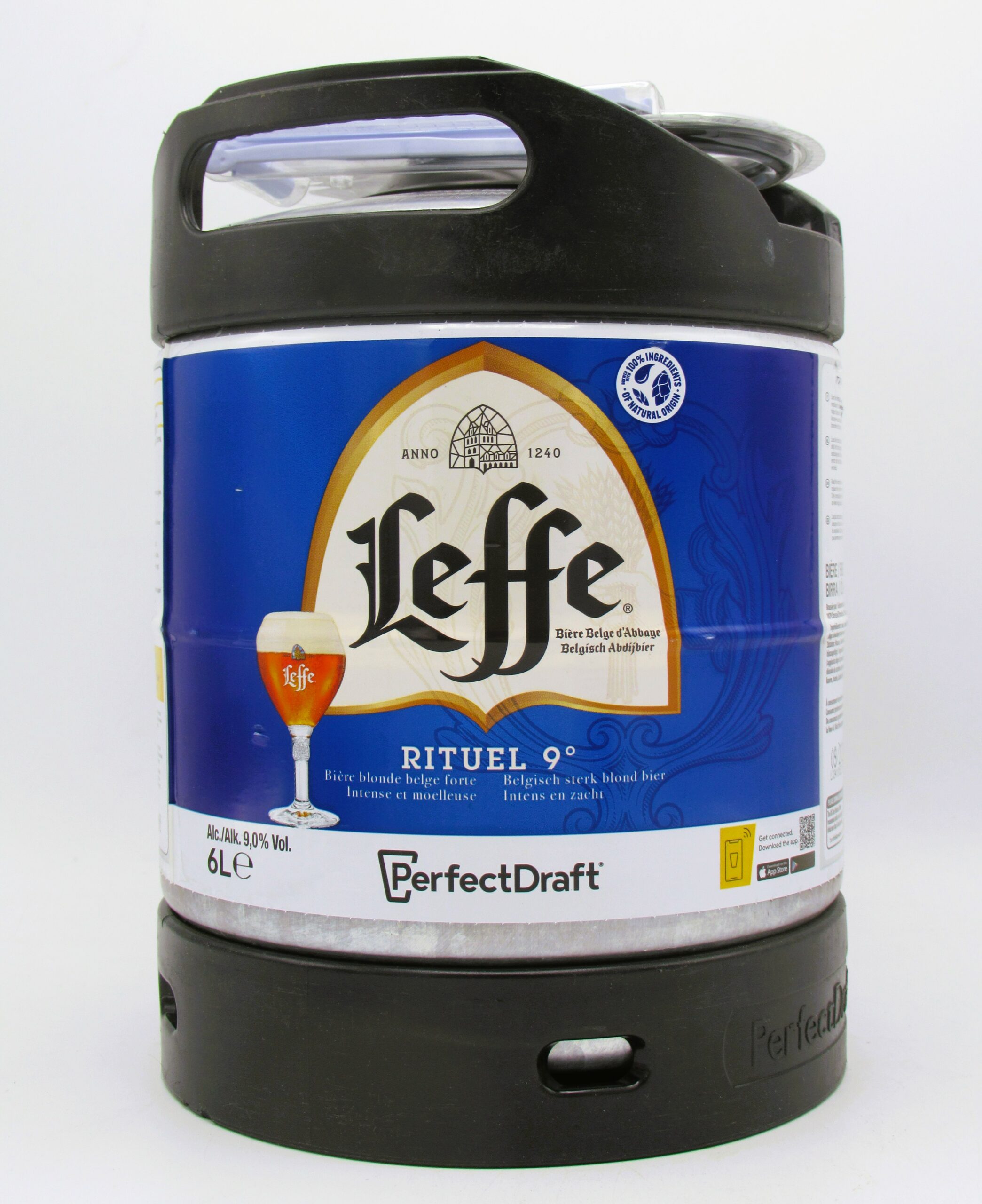 Minifut Bière Leffe Rituel 6 litres - La Cave Saint-Vincent