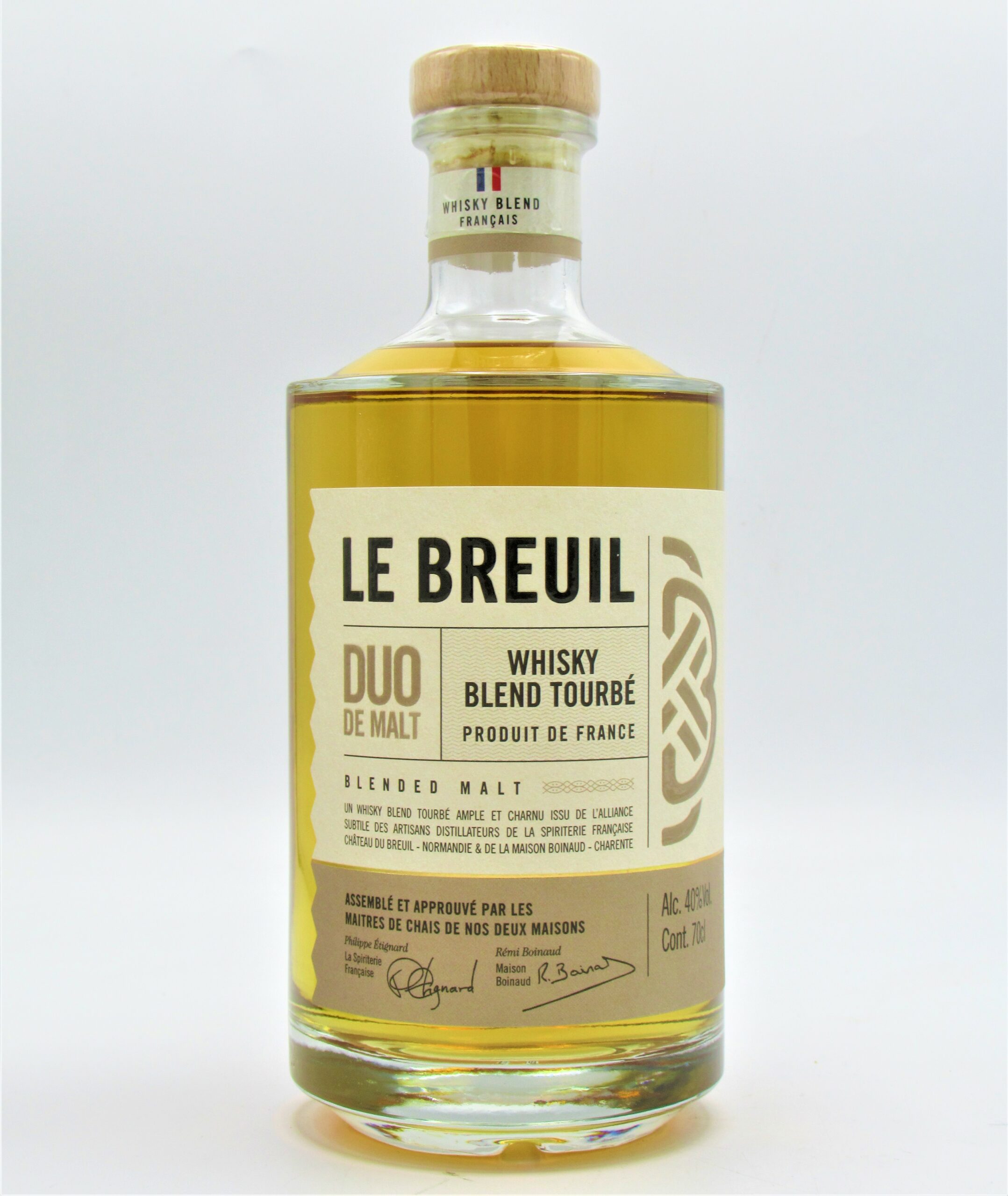 Whisky Duo de Malt — Tourbé • La Spiriterie Française, Château du Breuil  Normandie