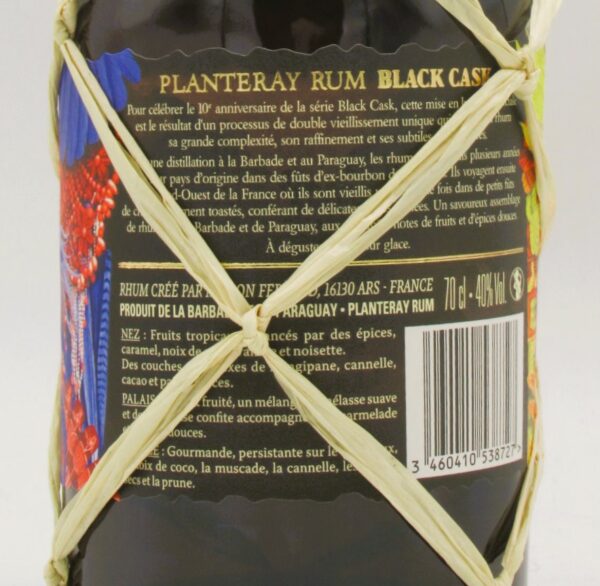 Rhum Blend Barbade-Paraguay Black Cask Planteray