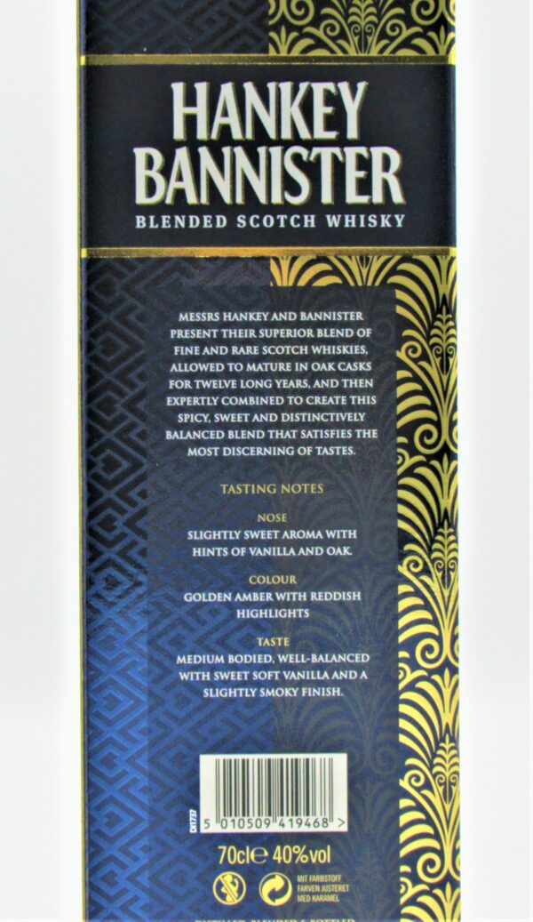 Blended Scotch Whisky Hankey Bannister 12 Ans Regency