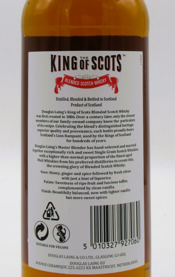 Blended Scotch Whisky King Of Scots Douglas Laing