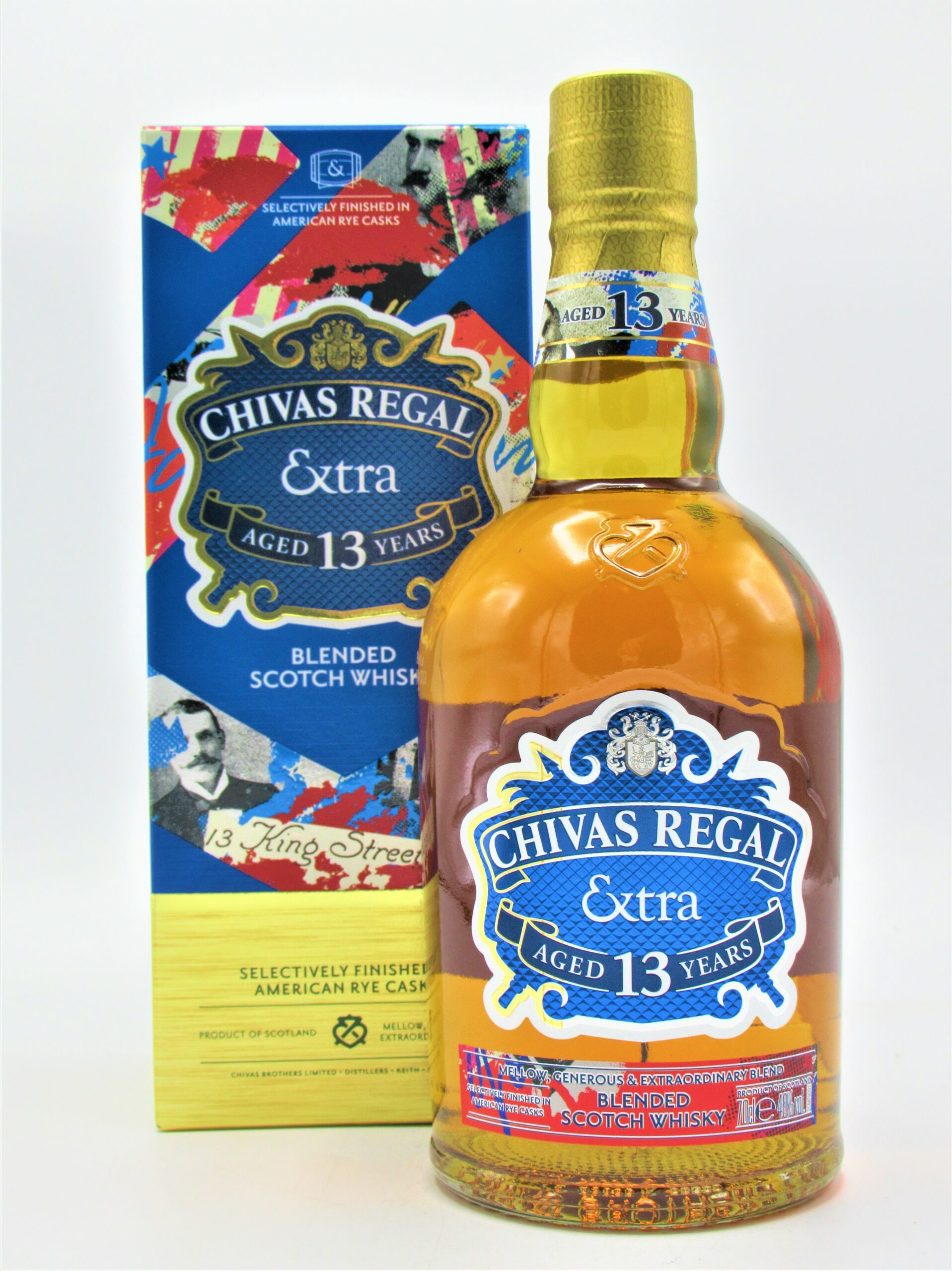 Blended Scotch Whisky The Chivas Extra 13 ans American Rye Finish - La Cave  Saint-Vincent