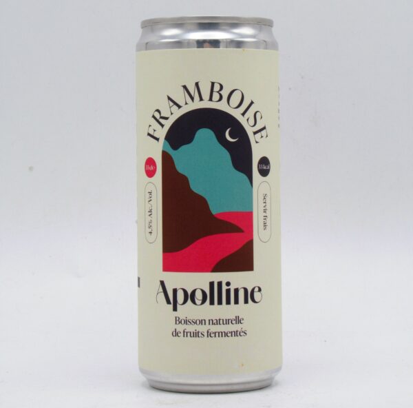 Apolline Boisson Naturelle de Fruits Fermentés Framboise