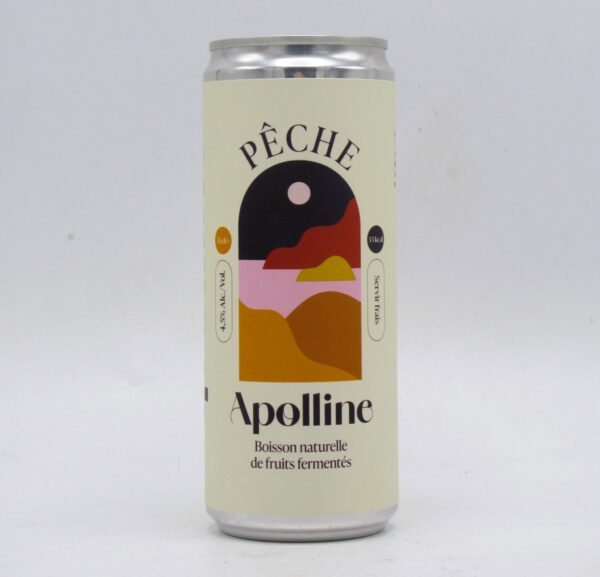 Apolline Boisson Naturelle de Fruits Fermentés Pêche