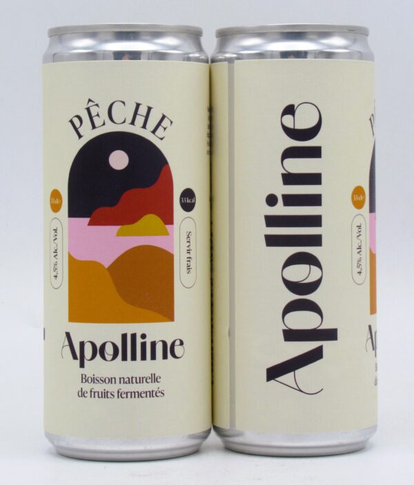 Apolline Boisson Naturelle de Fruits Fermentés Pêche