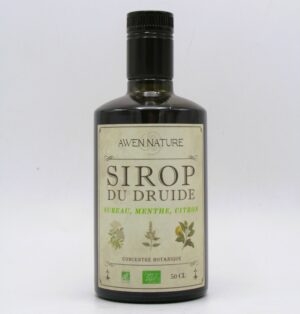 Sirop du Druide bio Sureau Citron Menthe Awen Nature