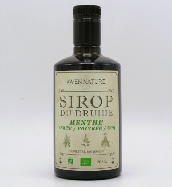 Sirop du Druide bio Les Trois Menthes Awen Nature