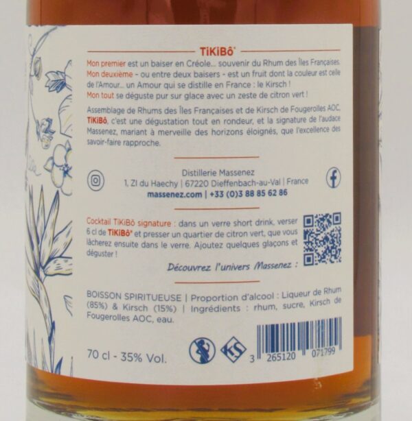 Boisson Spiritueuse au Rhum Tikibô