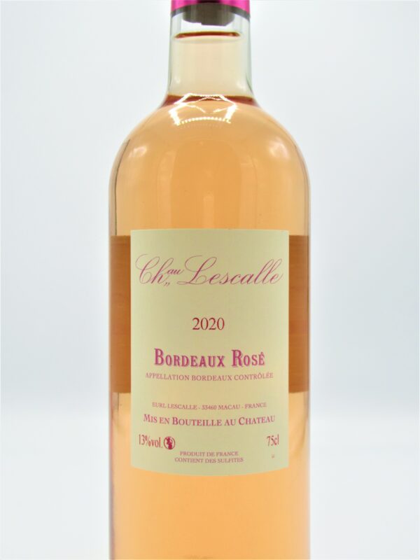 Bordeaux Rosé Chateau Lescalle 2020